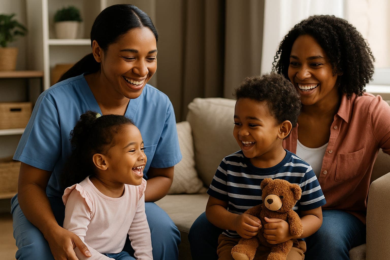 Parents helping parents illustration